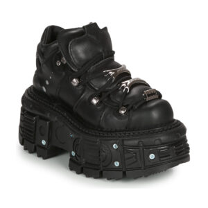 New Rock  MILO  Nero -  Derby Donna