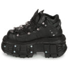 New Rock  MILO  Nero -  Derby Donna - 4