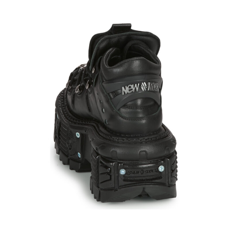 New Rock  MILO  Nero -  Derby Donna - 5
