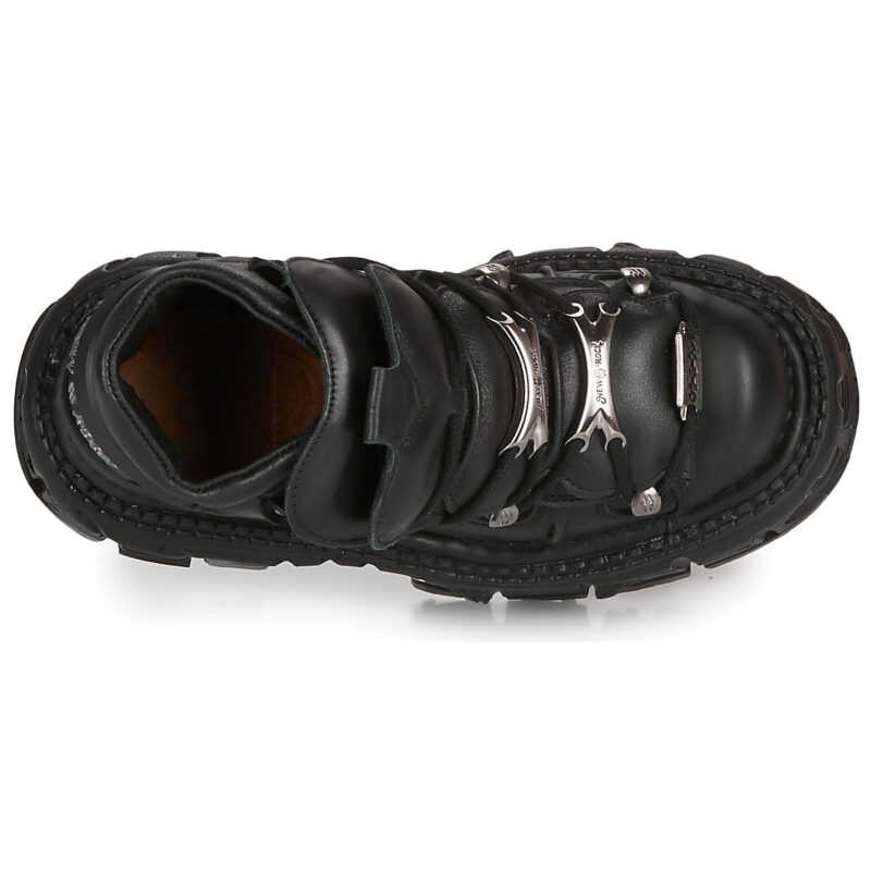 New Rock  MILO  Nero -  Derby Donna - 6