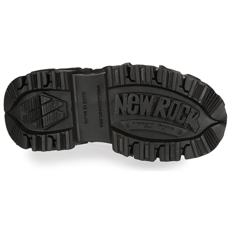 New Rock  MILO  Nero -  Derby Donna - 7