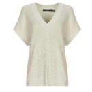 T-shirt Vero Moda VMNEWLEXSUN SHINE Beige T-shirt maniche corte Donna - 1