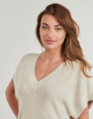 T-shirt Vero Moda VMNEWLEXSUN SHINE Beige T-shirt maniche corte Donna - 5