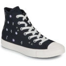 Converse CHUCK TAYLOR ALL STAR EMBROIDERED FLOWERS Nero Sneakers alte Donna - 1