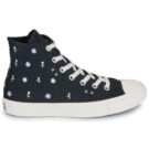 Converse CHUCK TAYLOR ALL STAR EMBROIDERED FLOWERS Nero Sneakers alte Donna - 2