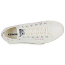 Converse CHUCK TAYLOR ALL STAR LIFT FLORAL EMBROIDERY LOW TOP Bianco Sneakers basse Donna - 6