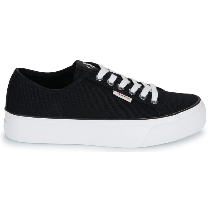 Calvin Klein Jeans VULC FLATFORM CTN LOGO TAG Nero Sneakers basse Donna - 2