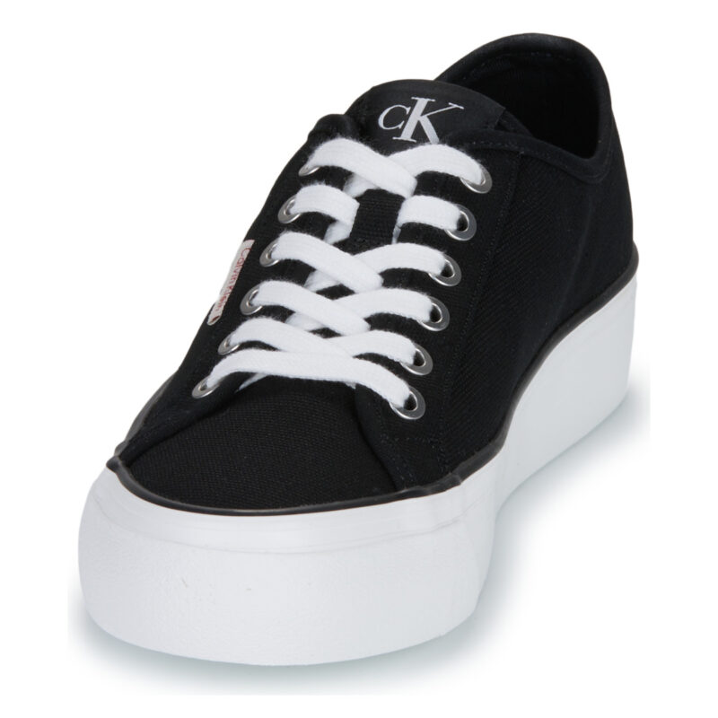 Calvin Klein Jeans VULC FLATFORM CTN LOGO TAG Nero Sneakers basse Donna - 3