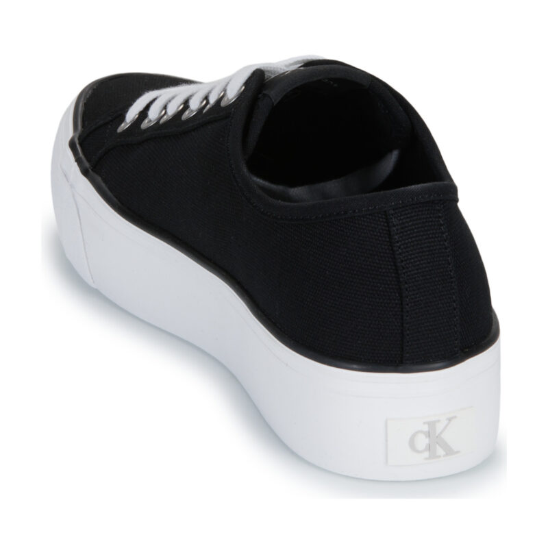 Calvin Klein Jeans VULC FLATFORM CTN LOGO TAG Nero Sneakers basse Donna - 5