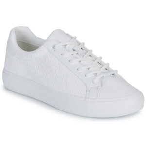 Calvin Klein Jeans  VULC LACE UP MONO PU  Bianco -  Sneakers basse Donna