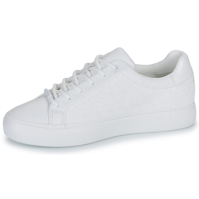 Calvin Klein Jeans VULC LACE UP MONO PU Bianco Sneakers basse Donna - 4