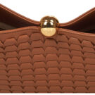 Furla FURLA Sac bandouli&egrave;re souple SFERA M marron pour femme - 4