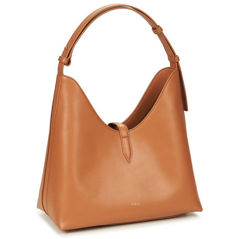 Furla FURLA Sac bandouli&egrave;re femme GOCCIA M HOBO marron - 2