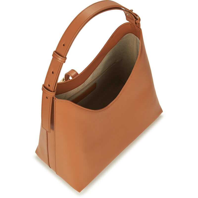 Furla FURLA Sac bandouli&egrave;re femme GOCCIA M HOBO marron - 5