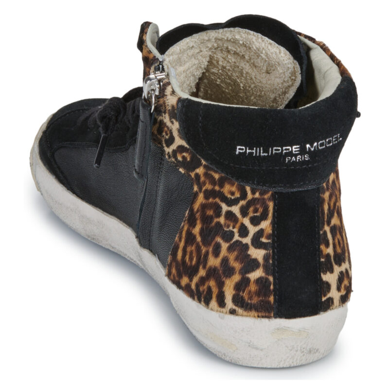 Philippe Model PRSX HIGH WOMAN Black High Sneakers Woman - 5