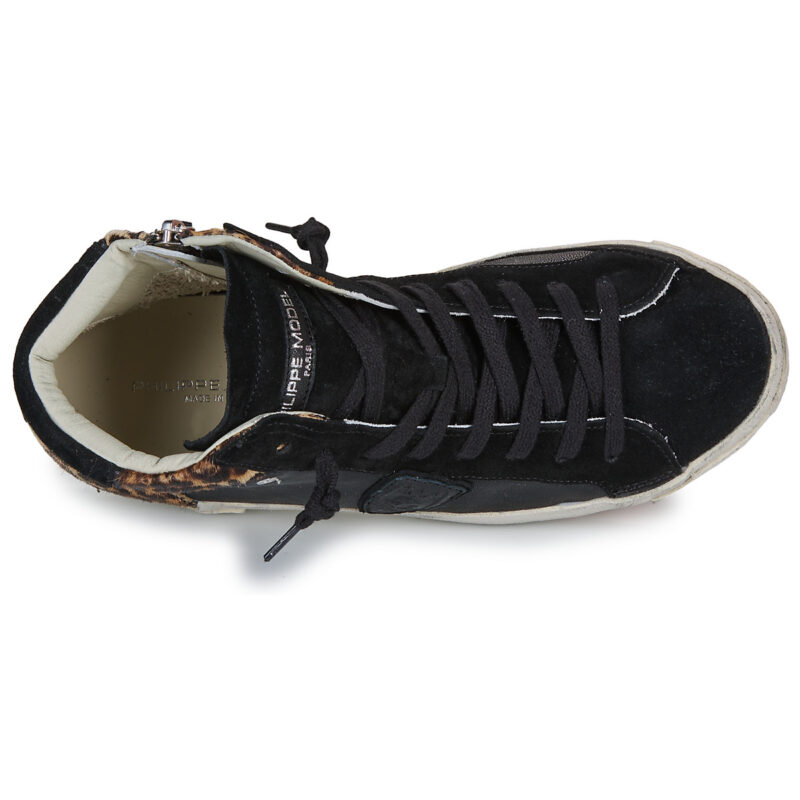 Philippe Model PRSX HIGH WOMAN Black High Sneakers Woman - 6