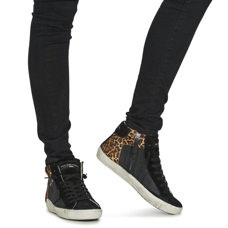Philippe Model PRSX HIGH WOMAN Black High Sneakers Woman - 8
