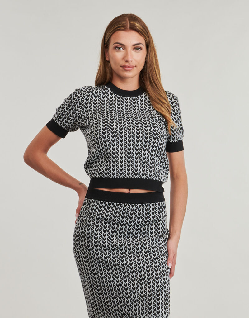 Camicetta  MICHAEL Michael Kors  MK JACQUARD SS CREW  Multicolore -  Camicette Donna - 2