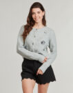 Chaleco / C&aacute;rdigan Moony Mood Chaleco/c&aacute;rdigan gris para mujer ELLIA - 2