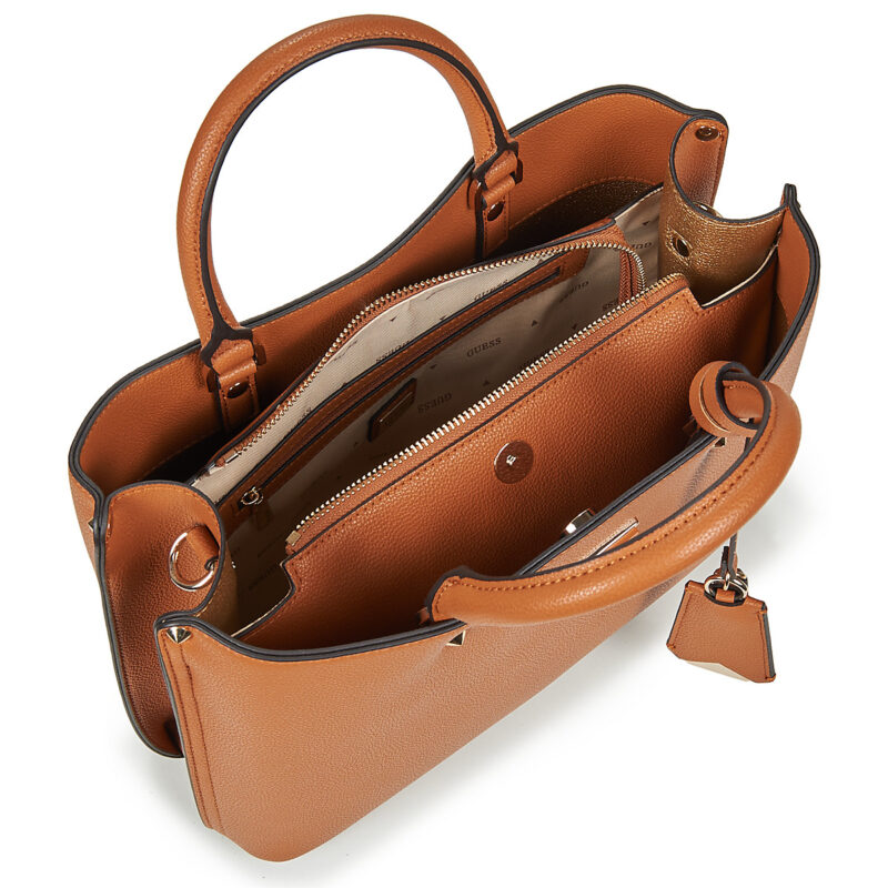 Donna Guess MERIDIAN II GIRLFRIEND SATCHEL Marrone Borsetta Donna - 5
