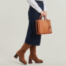 Donna Guess MERIDIAN II GIRLFRIEND SATCHEL Marrone Borsetta Donna - 6