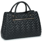 Donna Guess MELISANDRA LRG TRI COMP STCHL Nero Borsetta Donna - 2