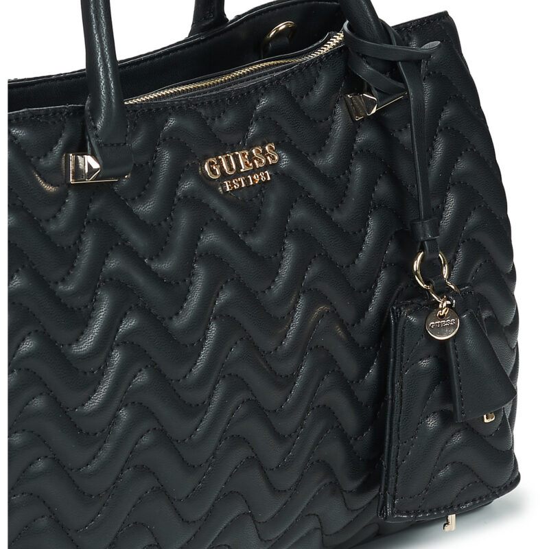 Donna Guess MELISANDRA LRG TRI COMP STCHL Nero Borsetta Donna - 4