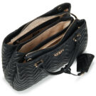 Donna Guess MELISANDRA LRG TRI COMP STCHL Nero Borsetta Donna - 5