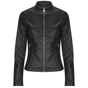 Giacca in pelle  Moony Mood  PUIRI  Nero -   Giacche in pelle Donna