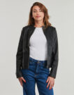 Giacca in pelle  Moony Mood  PUIRI  Nero -   Giacche in pelle Donna - 2