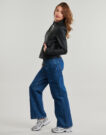 Giacca in pelle  Moony Mood  PUIRI  Nero -   Giacche in pelle Donna - 3