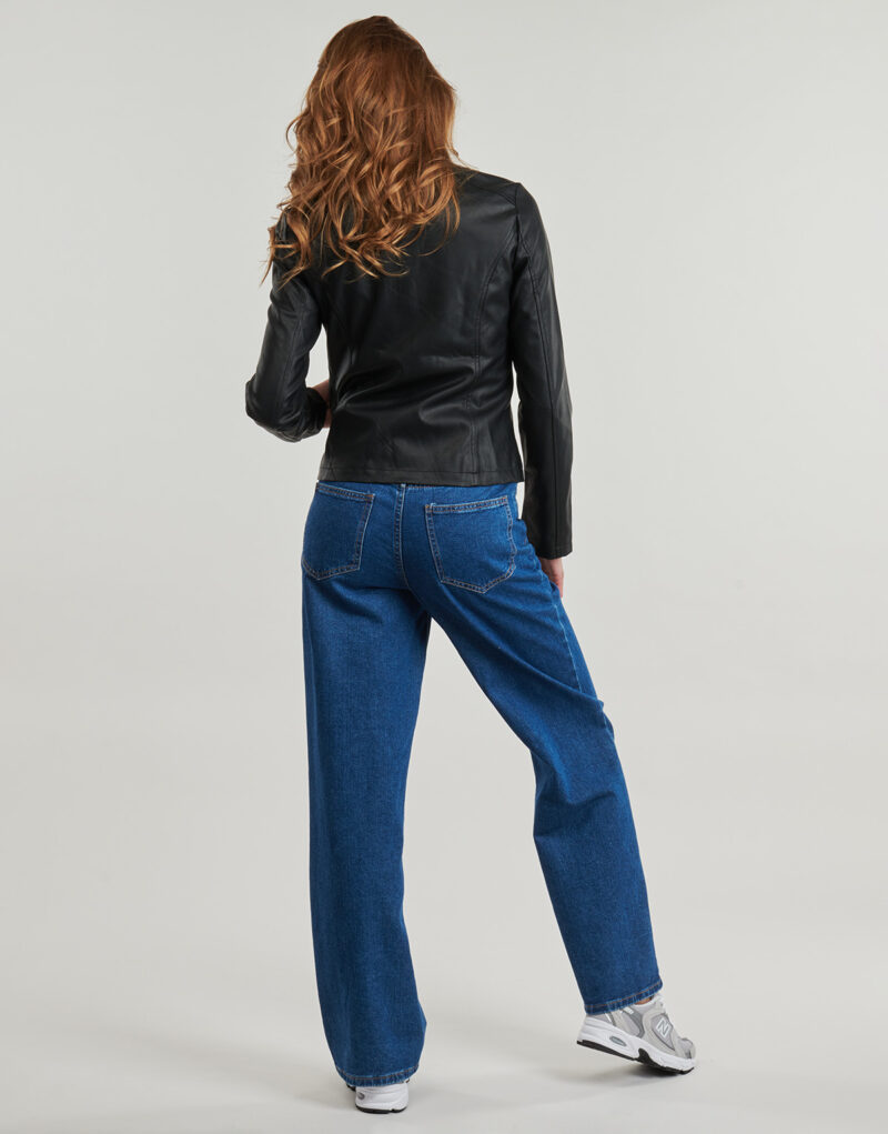 Giacca in pelle  Moony Mood  PUIRI  Nero -   Giacche in pelle Donna - 4