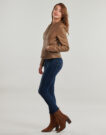 Giacca in pelle  Moony Mood  PUIRI  Marrone -   Giacche in pelle Donna - 3