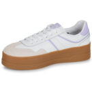 Baskets basses Tommy Jeans THE GREENWICH FLATFORM beiges pour femme - Pointure 4