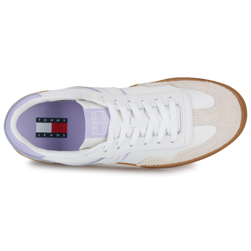 Baskets basses Tommy Jeans THE GREENWICH FLATFORM beiges pour femme - Pointure 6