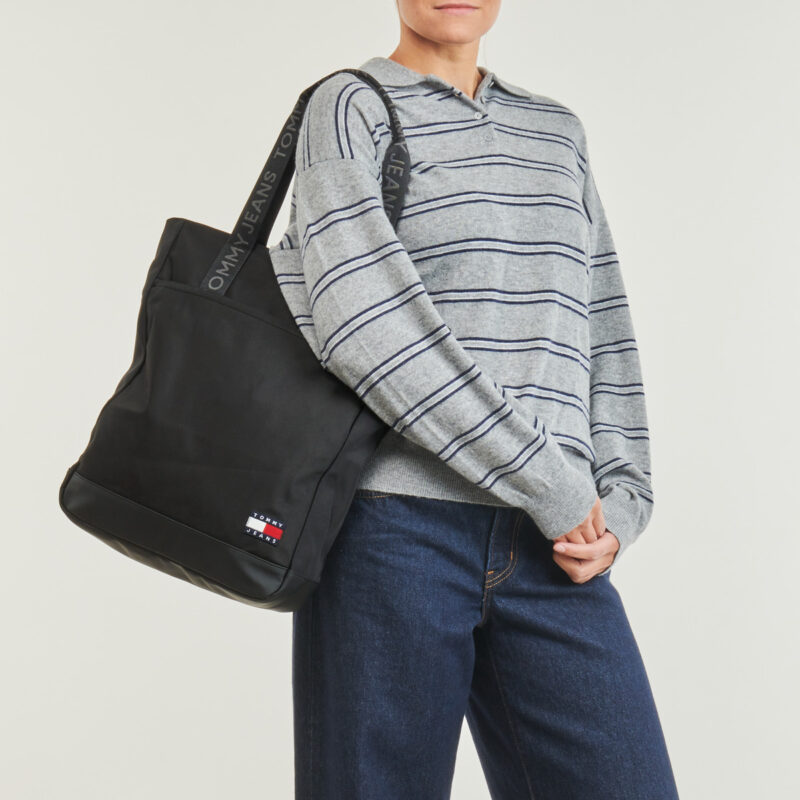 Tommy Jeans TJM ESS DAILY TOTE Nero Borse Shopping Donna - 6