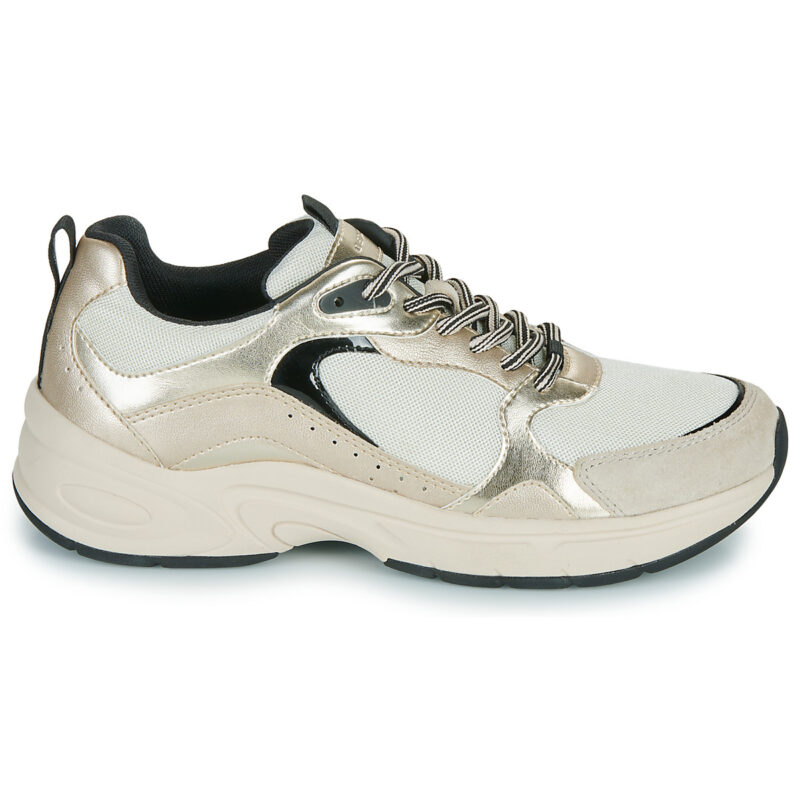 Geox D ZARVIA A Beige Damen-Sneaker, niedrig geschnitten - Gr&ouml;&szlig;e 2