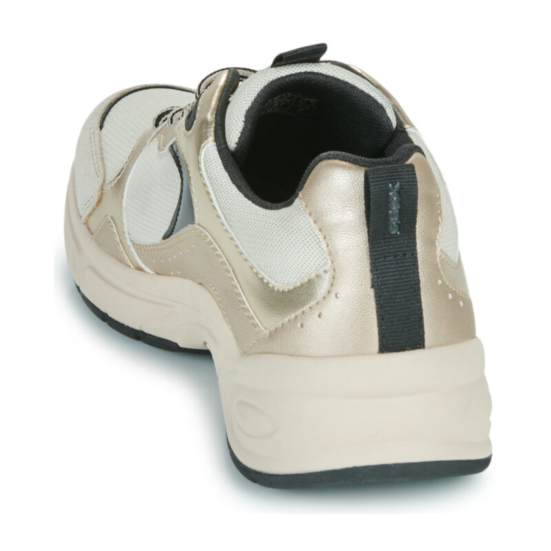 Geox D ZARVIA A Beige Damen-Sneaker, niedrig geschnitten - Gr&ouml;&szlig;e 5