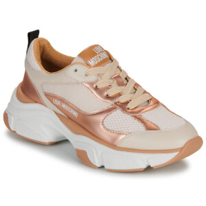 Love Moschino  STARDUST  Oro -  Sneakers basse Donna