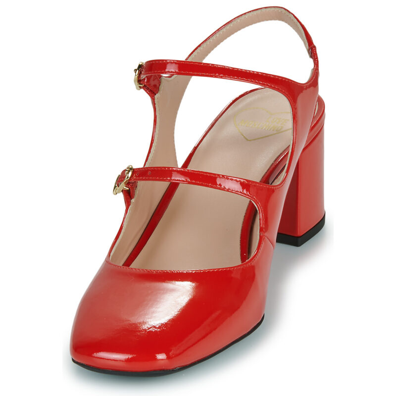 Love Moschino ESSENTIAL LOVE Rosso Ballerine Donna - 3