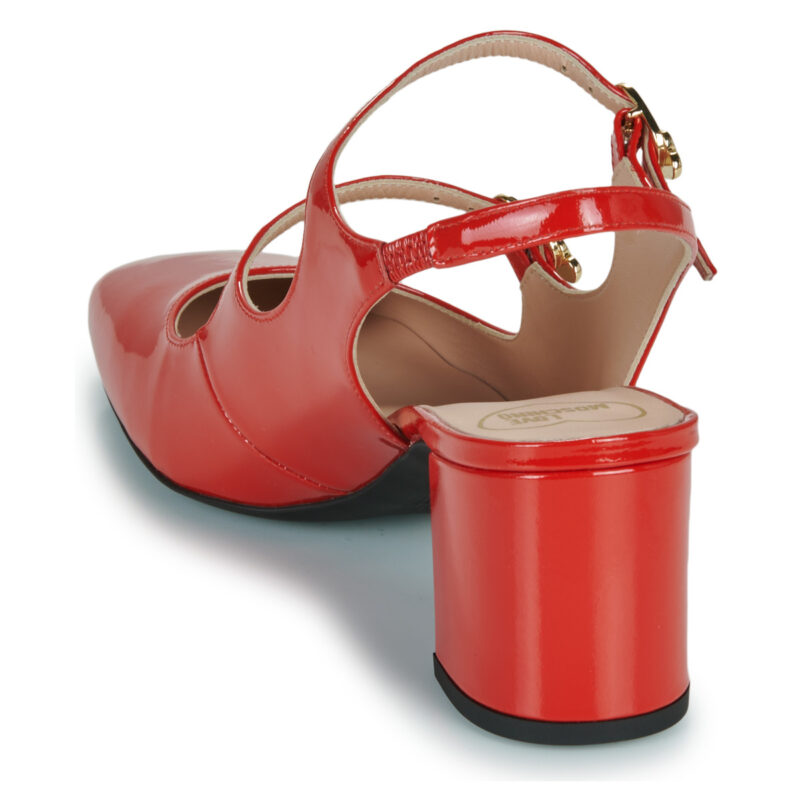 Love Moschino ESSENTIAL LOVE Rosso Ballerine Donna - 5