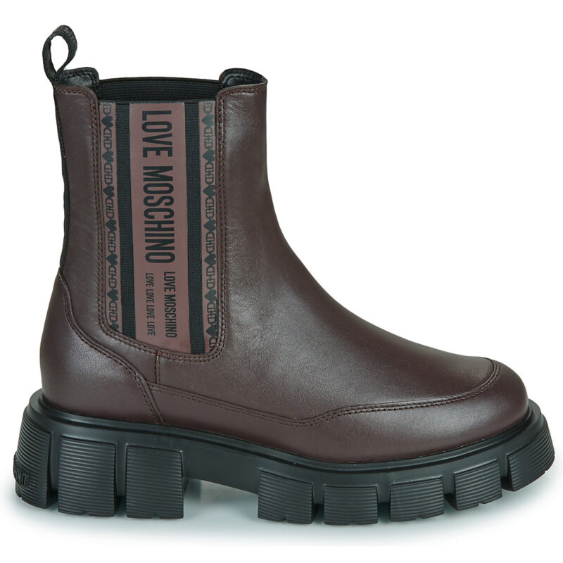 Love Moschino WINTER TASSEL Marrone Stivaletti Donna - 2