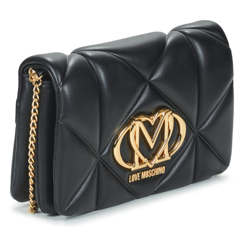 Love Moschino EMBOSSED QUILTED JC4043 Nero Borsa a tracolla Donna - 2