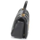 Love Moschino Sac bandouli&egrave;re matelass&eacute; en relief noir pour femme JC4085 - 3