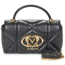 Love Moschino Sac bandouli&egrave;re matelass&eacute; en relief noir pour femme JC4085 - 4