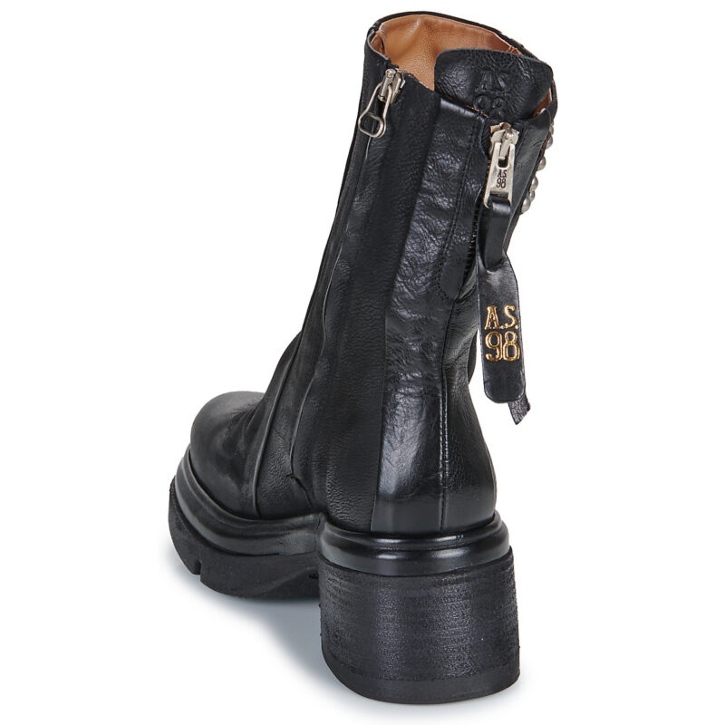 Airstep / A.S.98 EASY MID Nero Stivaletti Donna - 5