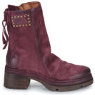 Airstep / AS98 EASY MID Rote Damen-Ankle-Boots - Gr&ouml;&szlig;e 2