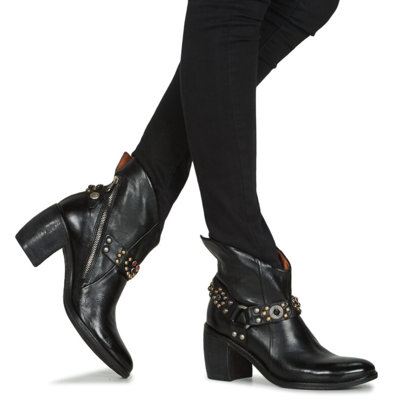Airstep / A.S.98 RITHM JEWEL Schwarz Damen Stiefeletten - 8