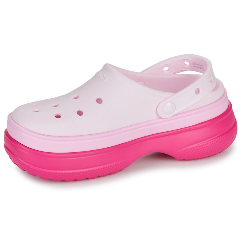 Crocs  Classic Stacked Clog  Rosa -  Zoccoli Donna - 4