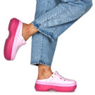 Crocs  Classic Stacked Clog  Rosa -  Zoccoli Donna - 8